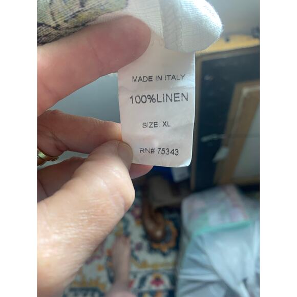 Marisa & Marie Made in Italy 100% Linen Shift dress sx XL - Picture 8 of 8